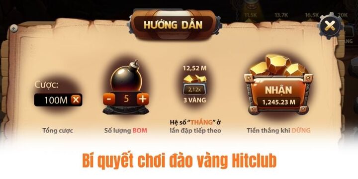 Bí kíp kiếm tiền thưởng từ Đào vàng Hitclub