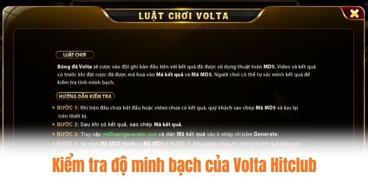Danh mục chỉ dẫn dành riêng cho volta Hitclub