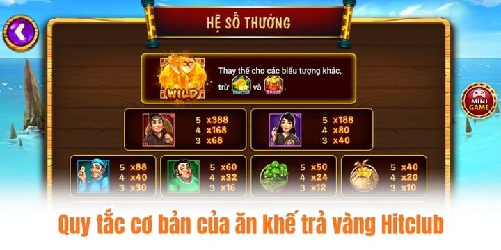 Quy định quan trọng trong trò chơi Ăn khế trả vàng Hitclub